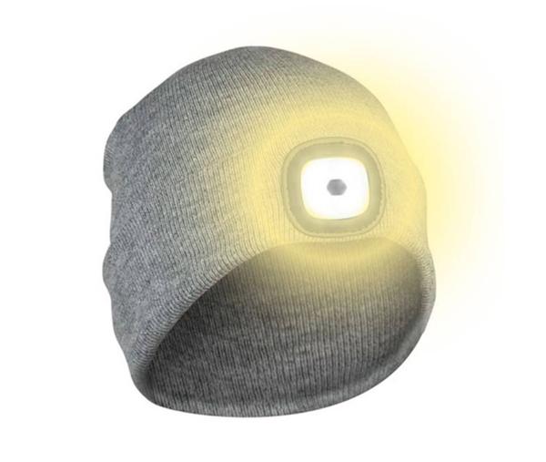 LED-es kötött sapka